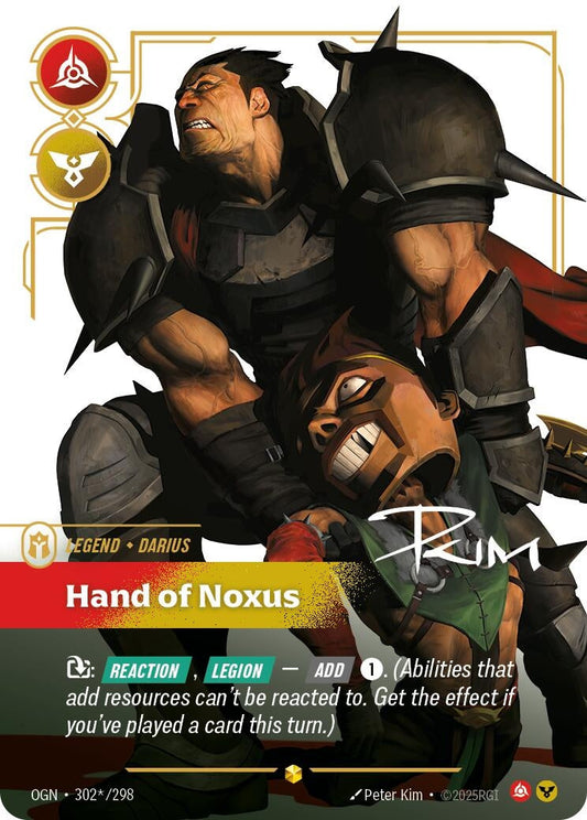 Image for Darius - Hand of Noxus (Alternate Art) (302*/298) - Riftbound: League of Legends Trading Card Game