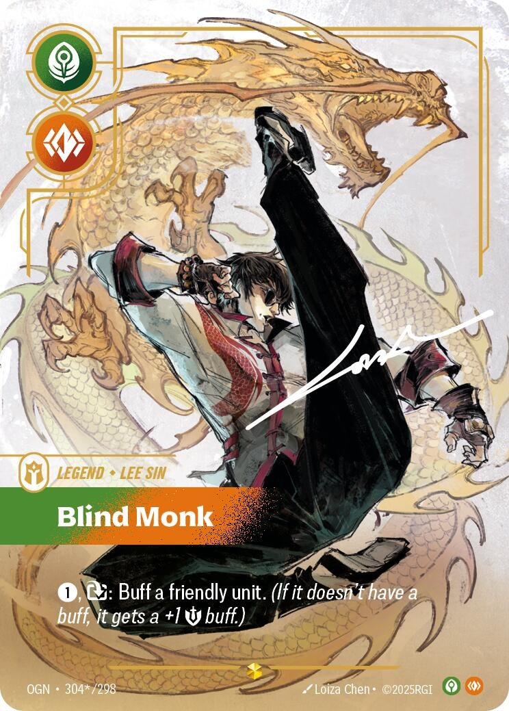 Image for Lee Sin - Blind Monk (Alternate Art) (304*/298) - Riftbound: League of Legends Trading Card Game