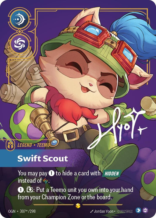 Image for Teemo - Swift Scout (Alternate Art) (307*/298) - Riftbound: League of Legends Trading Card Game