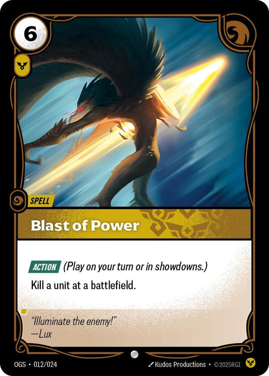 Image for Blast of Power (012/024) - Riftbound: League of Legends Trading Card Game