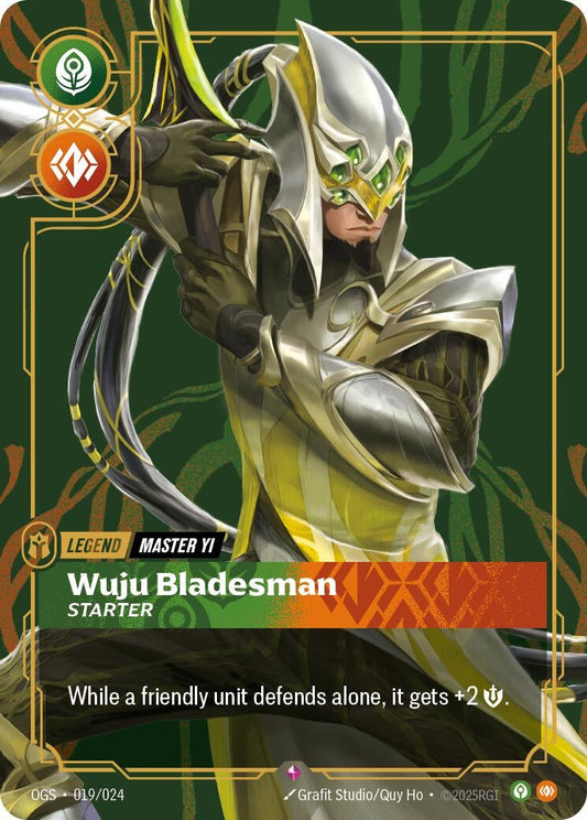 Image for Master Yi - Wuju Bladesman (Starter) (019/024) - Riftbound: League of Legends Trading Card Game