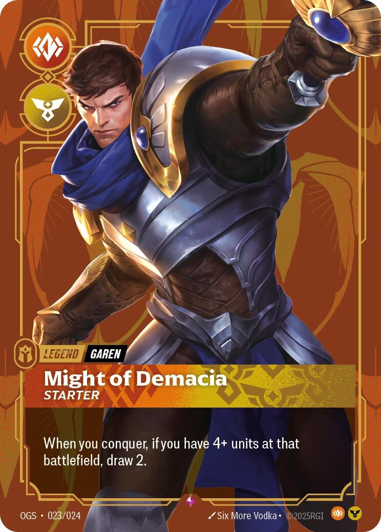 Image for Garen - Might of Demacia (Starter) (023/024) - Riftbound: League of Legends Trading Card Game