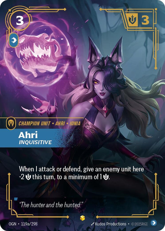 Ahri - Inquisitive (Alternate Art) (119a/298)