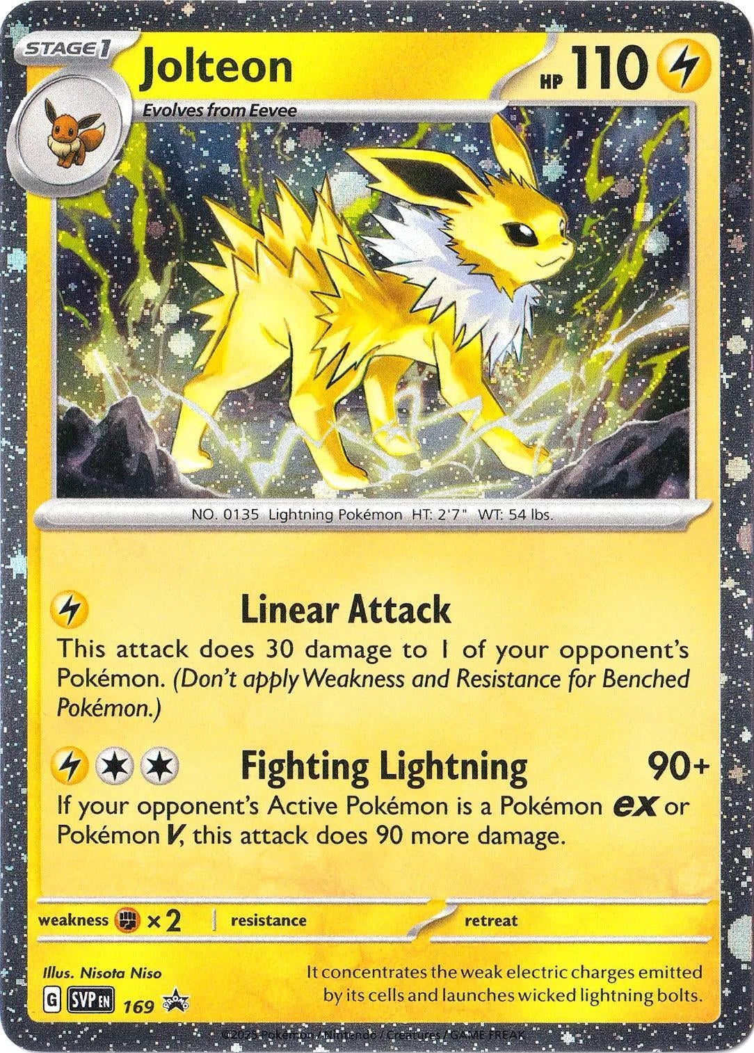 Image for Jolteon - 169 (Cosmos Holo) (169) - Pokemon