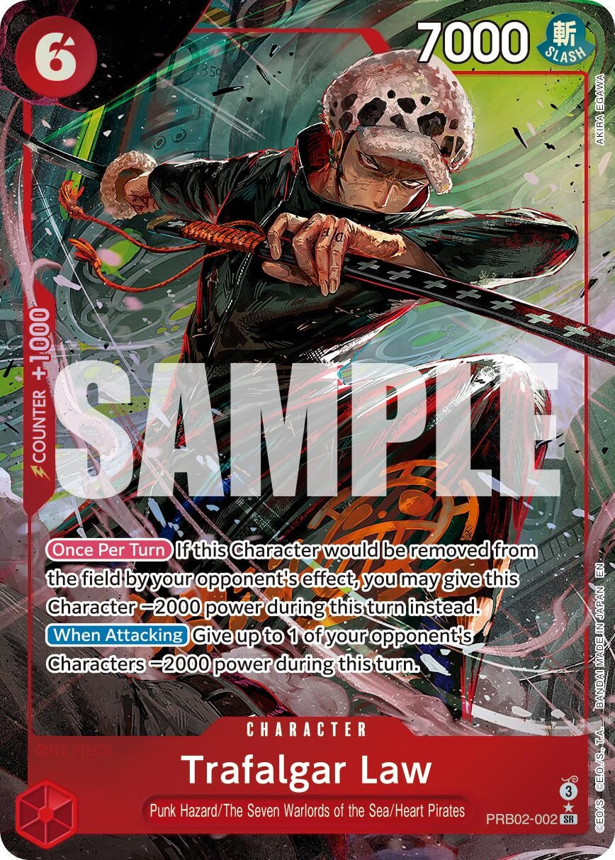 Trafalgar Law - PRB02-002 (Alternate Art) (PRB02-002)
