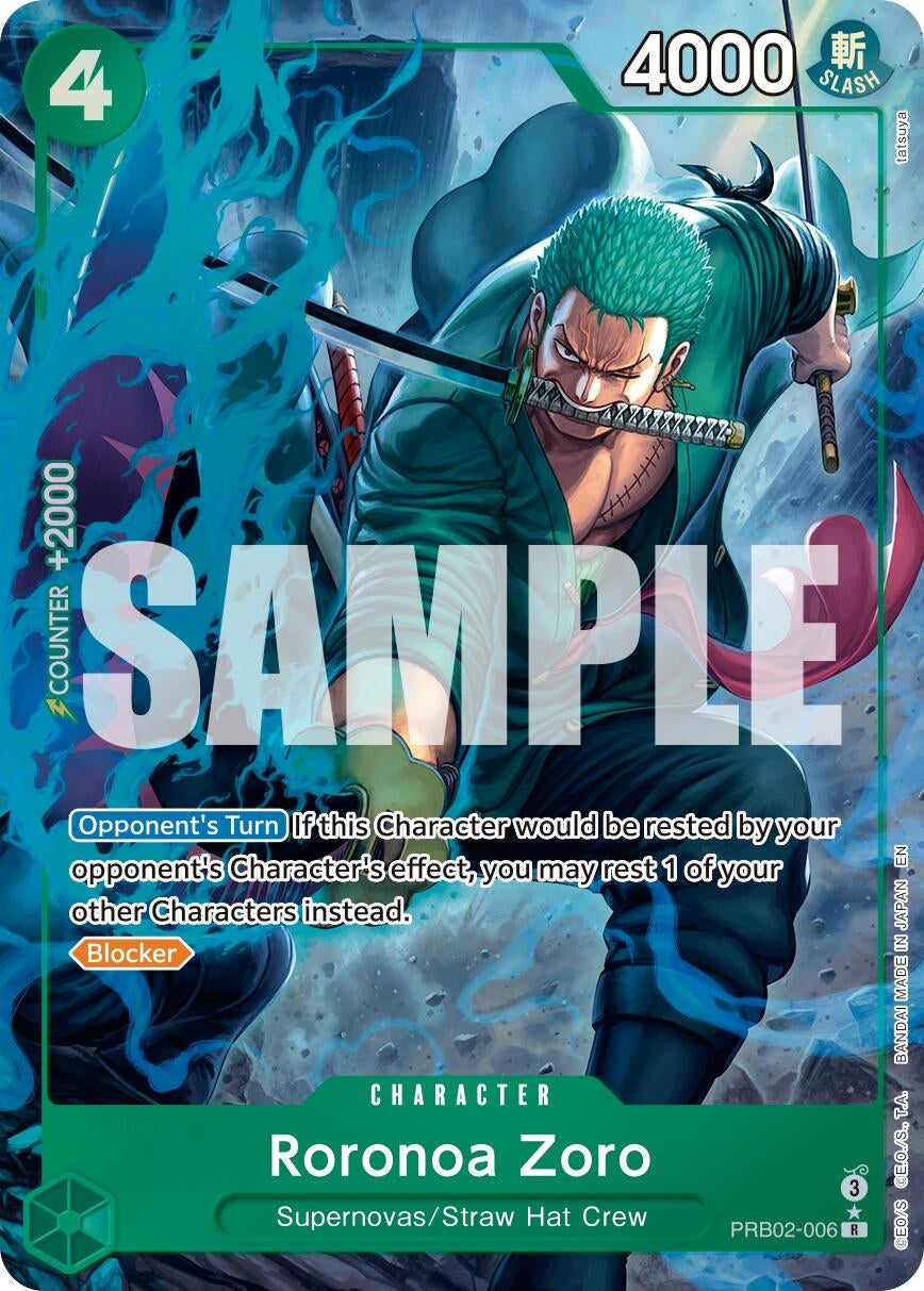 Roronoa Zoro - PRB02-006 (Alternate Art) (PRB02-006)