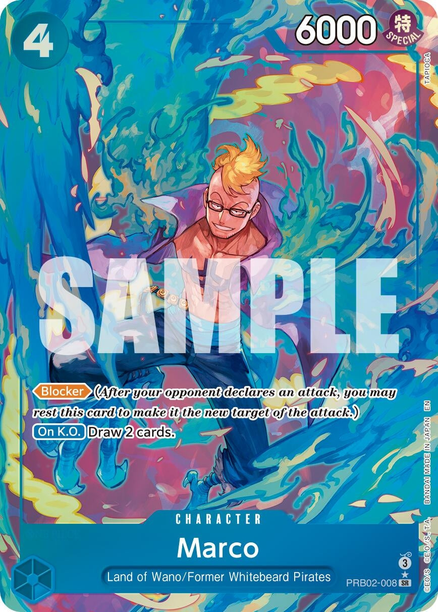 Image for Marco (Alternate Art) (PRB02-008) - One Piece Card Game