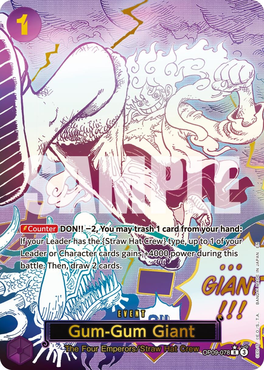 Gum-Gum Giant (Alternate Art) (OP09-078)