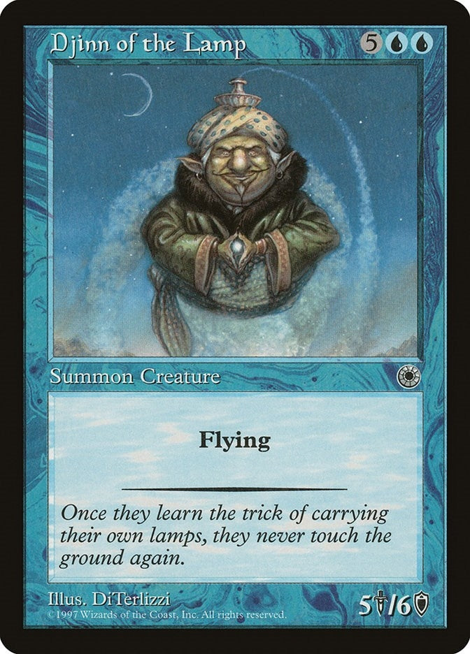 Image for Djinn of the Lamp - Magic: The Gathering