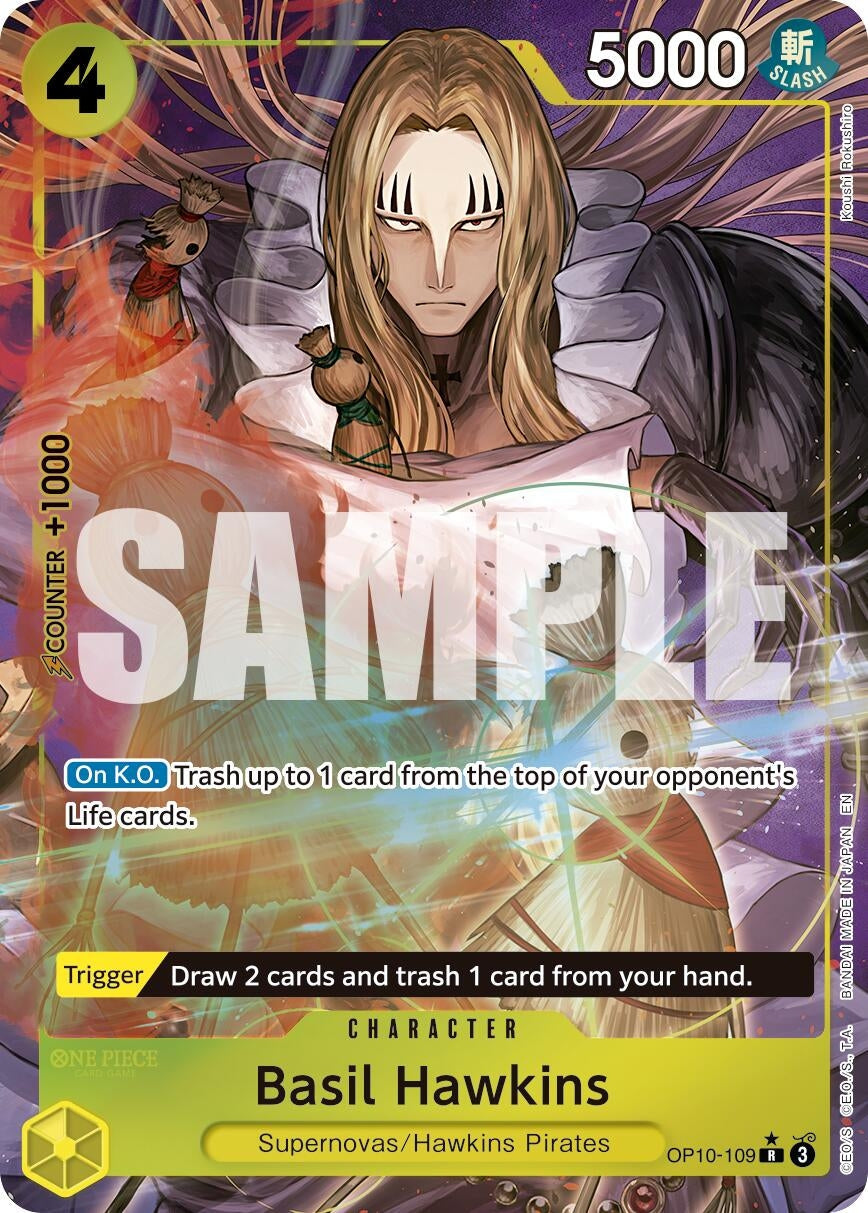 Basil Hawkins (Alternate Art) (OP10-109)