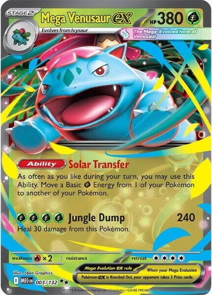 Image for Mega Venusaur ex (003/132) - Pokemon