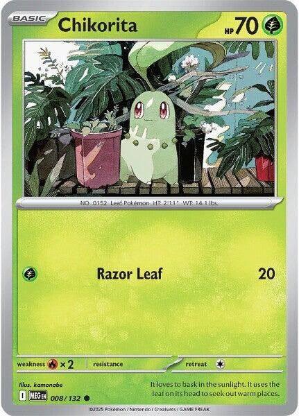 Image for Chikorita (008/132) - Pokemon