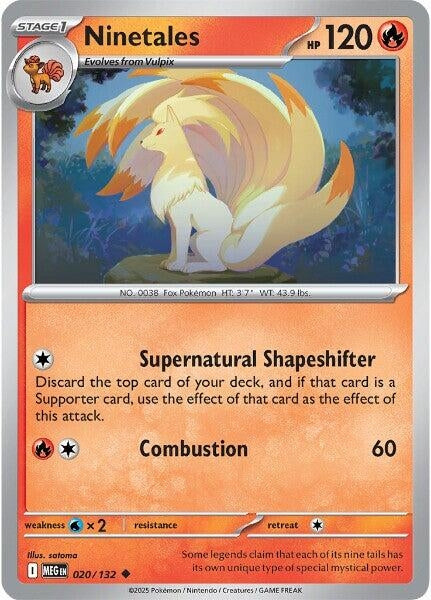 Image for Ninetales (020/132) - Pokemon