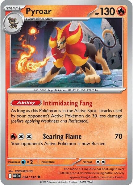 Image for Pyroar (024/132) - Pokemon