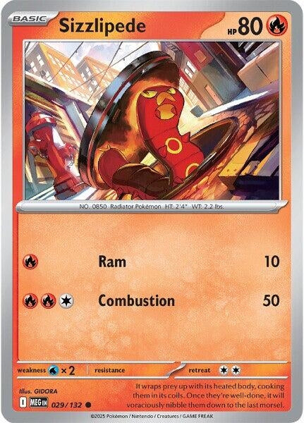 Image for Sizzlipede (029/132) - Pokemon
