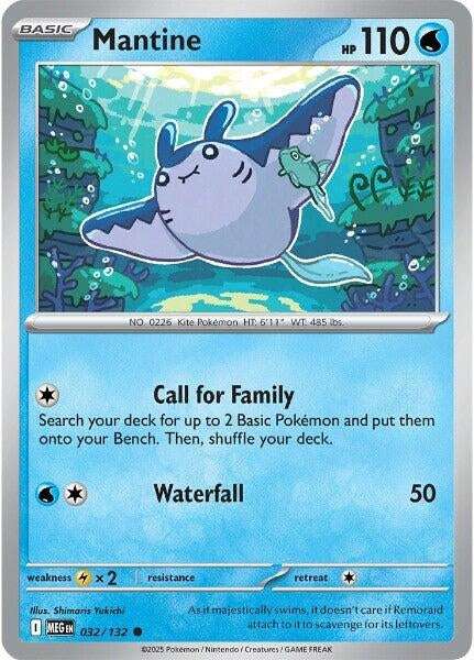 Image for Mantine (032/132) - Pokemon