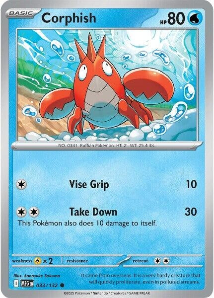 Image for Corphish (033/132) - Pokemon