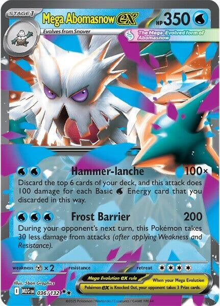 Image for Mega Abomasnow ex (036/132) - Pokemon