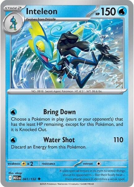 Image for Inteleon (041/132) - Pokemon