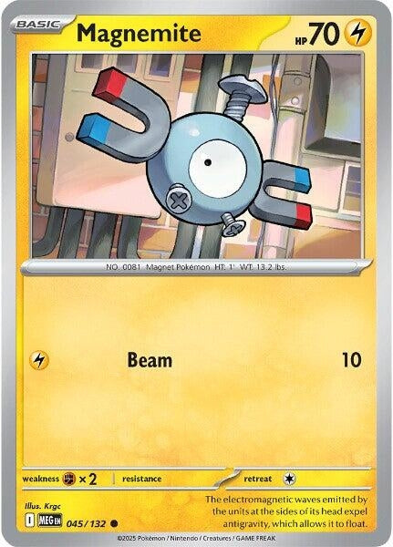 Image for Magnemite (045/132) - Pokemon
