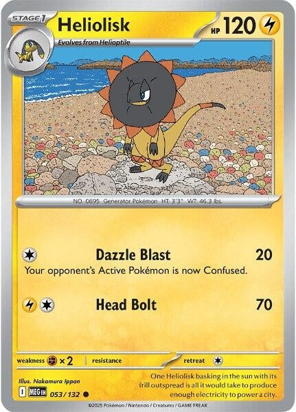 Image for Heliolisk (053/132) - Pokemon