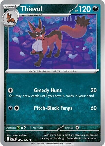 Image for Thievul (090/132) - Pokemon