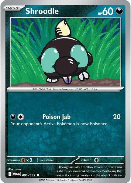 Image for Shroodle (091/132) - Pokemon