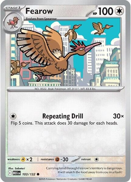 Image for Fearow (103/132) - Pokemon