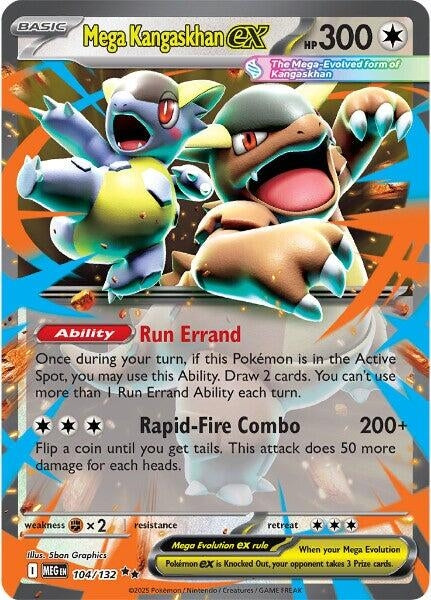 Image for Mega Kangaskhan ex (104/132) - Pokemon