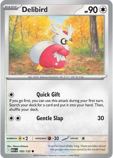 Image for Delibird (105/132) - Pokemon