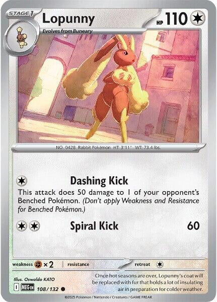 Image for Lopunny (108/132) - Pokemon
