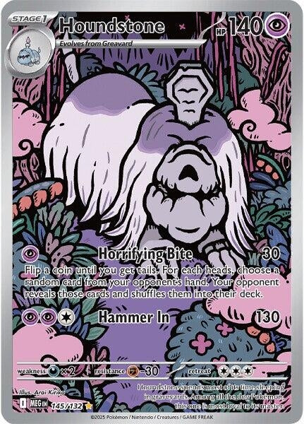 Image for Houndstone (145/132) - Pokemon
