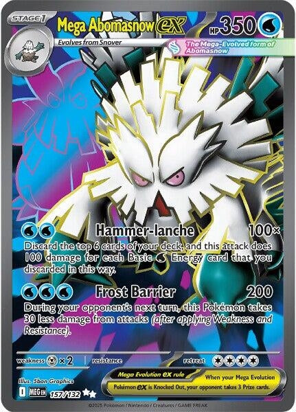Image for Mega Abomasnow ex (157/132) - Pokemon