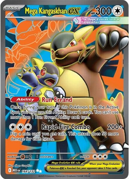Image for Mega Kangaskhan ex (164/132) - Pokemon