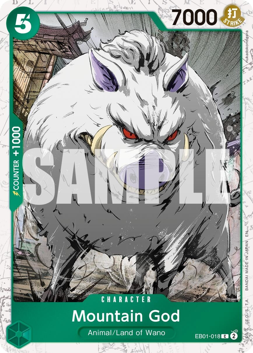 Image for Mountain God (Pirate Foil) (EB01-018) - One Piece Card Game