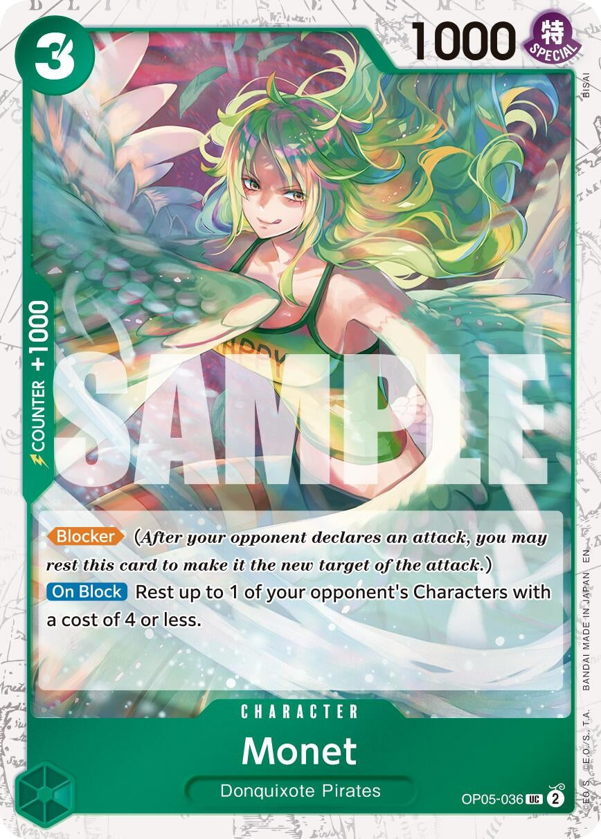 Image for Monet (Pirate Foil) (OP05-036) - One Piece Card Game