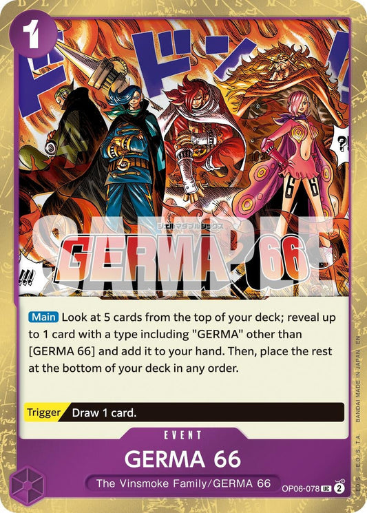 Image for GERMA 66 (Pirate Foil) (OP06-078) - One Piece Card Game