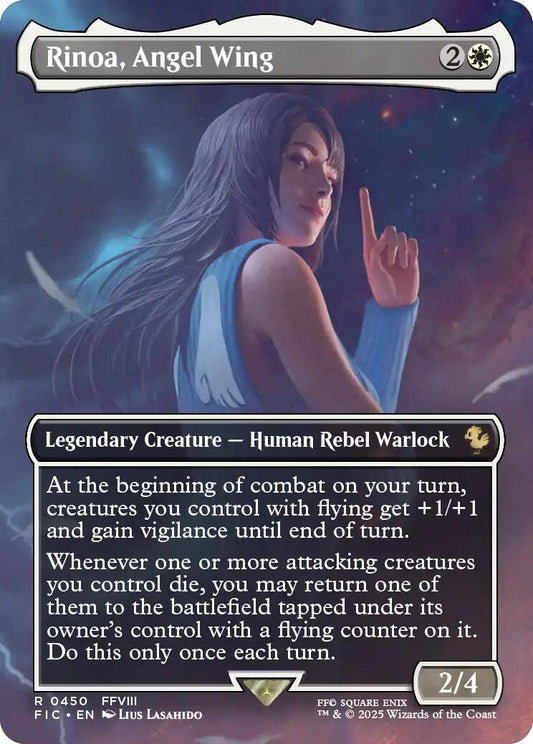 Image for Rinoa, Angel Wing (Borderless) (450) - Magic: The Gathering