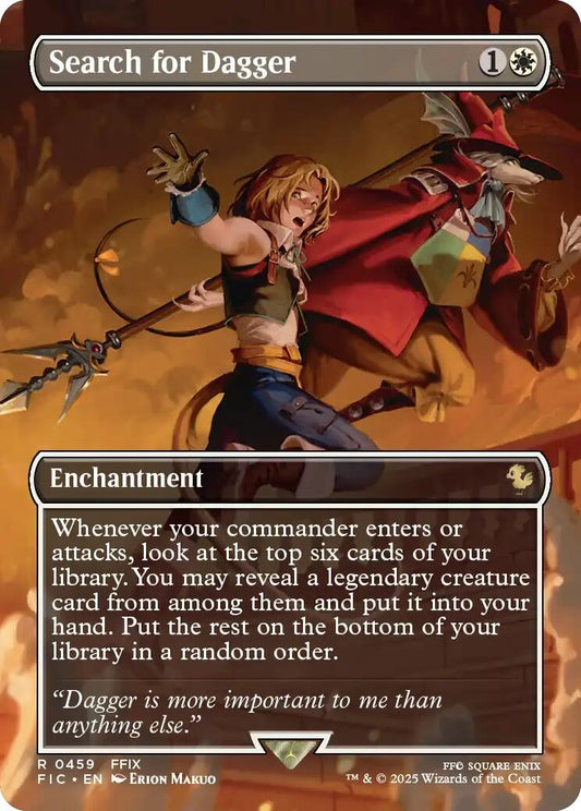 Image for Search for Dagger (Borderless) (459) - Magic: The Gathering