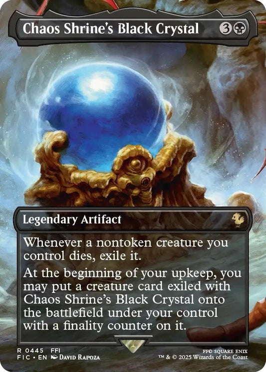 Image for Chaos Shrine's Black Crystal (Borderless) (445) - Magic: The Gathering