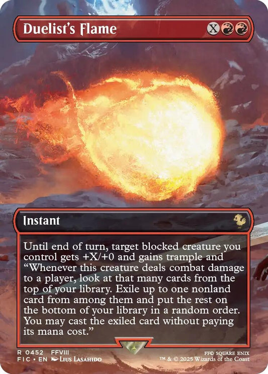 Image for Duelist's Flame (Borderless) (452) - Magic: The Gathering