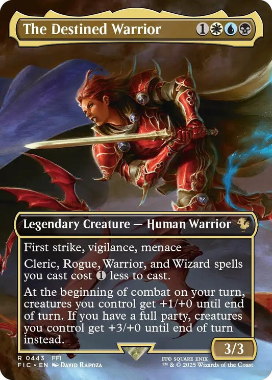 Image for The Destined Warrior (Borderless) (443) - Magic: The Gathering