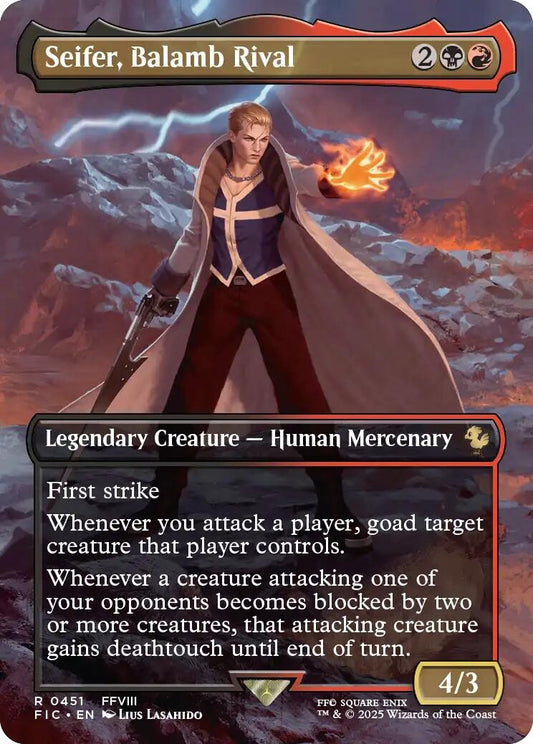 Image for Seifer, Balamb Rival (Borderless) (451) - Magic: The Gathering