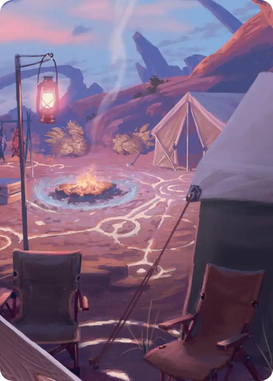 Image for Chocobo Camp Scene Art Card (21) - Magic: The Gathering