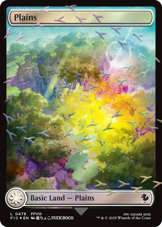 Image for Plains (Chocobo Track Foil) (478) - Magic: The Gathering