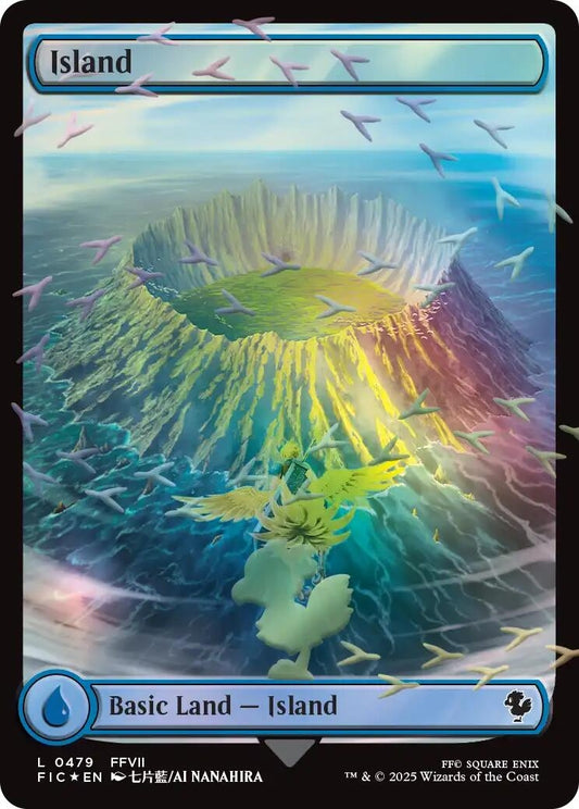 Image for Island (Chocobo Track Foil) (479) - Magic: The Gathering