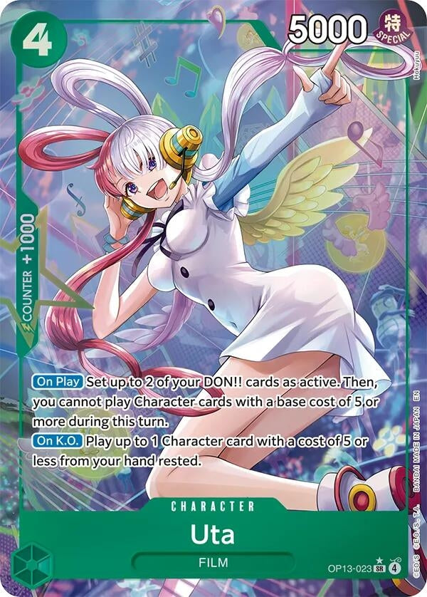 Image for Uta (Alternate Art) (OP13-023) - One Piece Card Game
