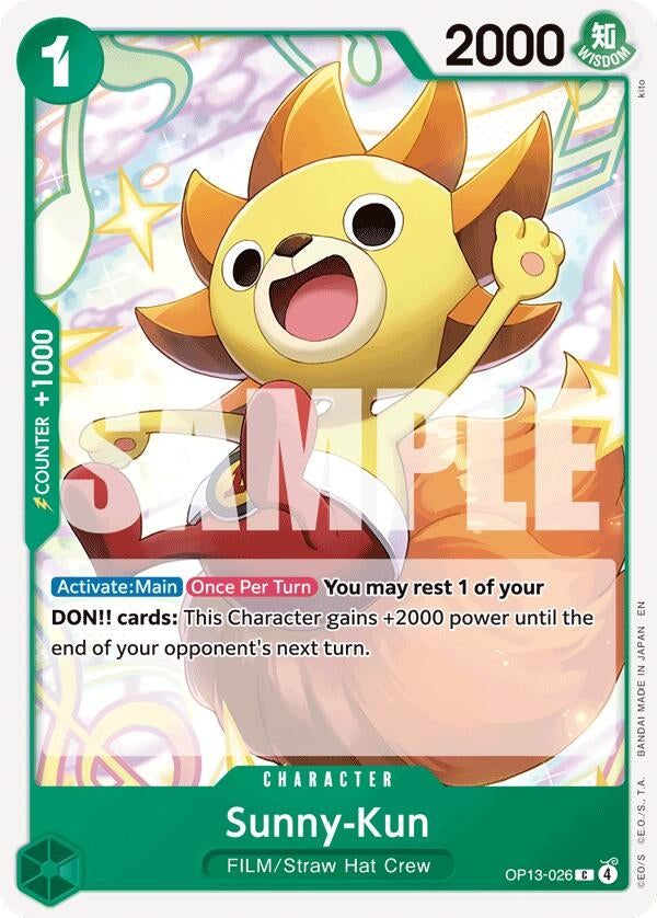 Image for Sunny-Kun (OP13-026) - One Piece Card Game