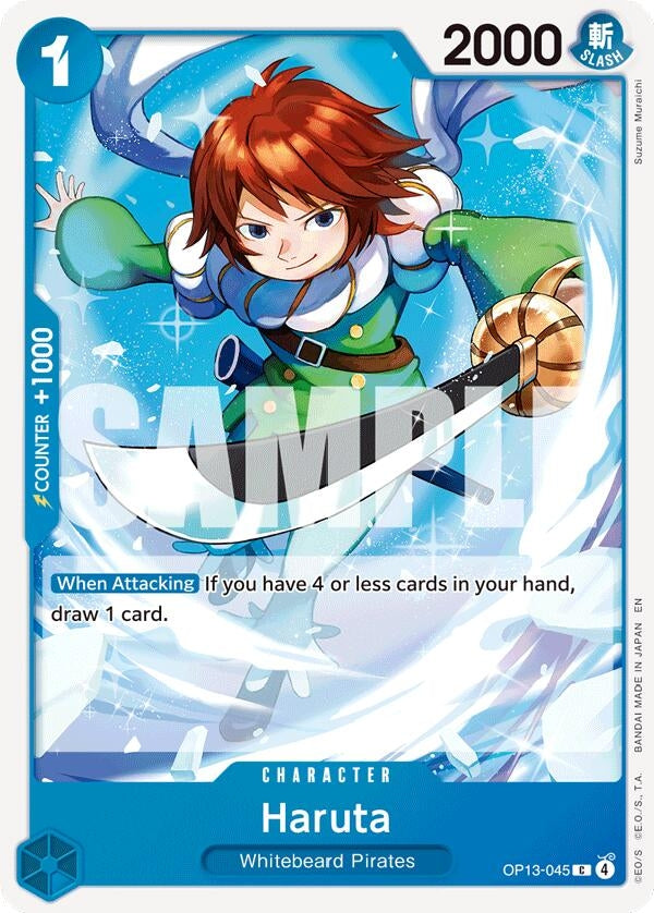 Image for Haruta (OP13-045) - One Piece Card Game