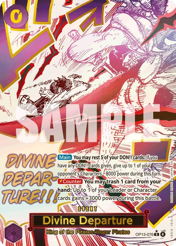 Image for Divine Departure (Alternate Art) (OP13-076) - One Piece Card Game